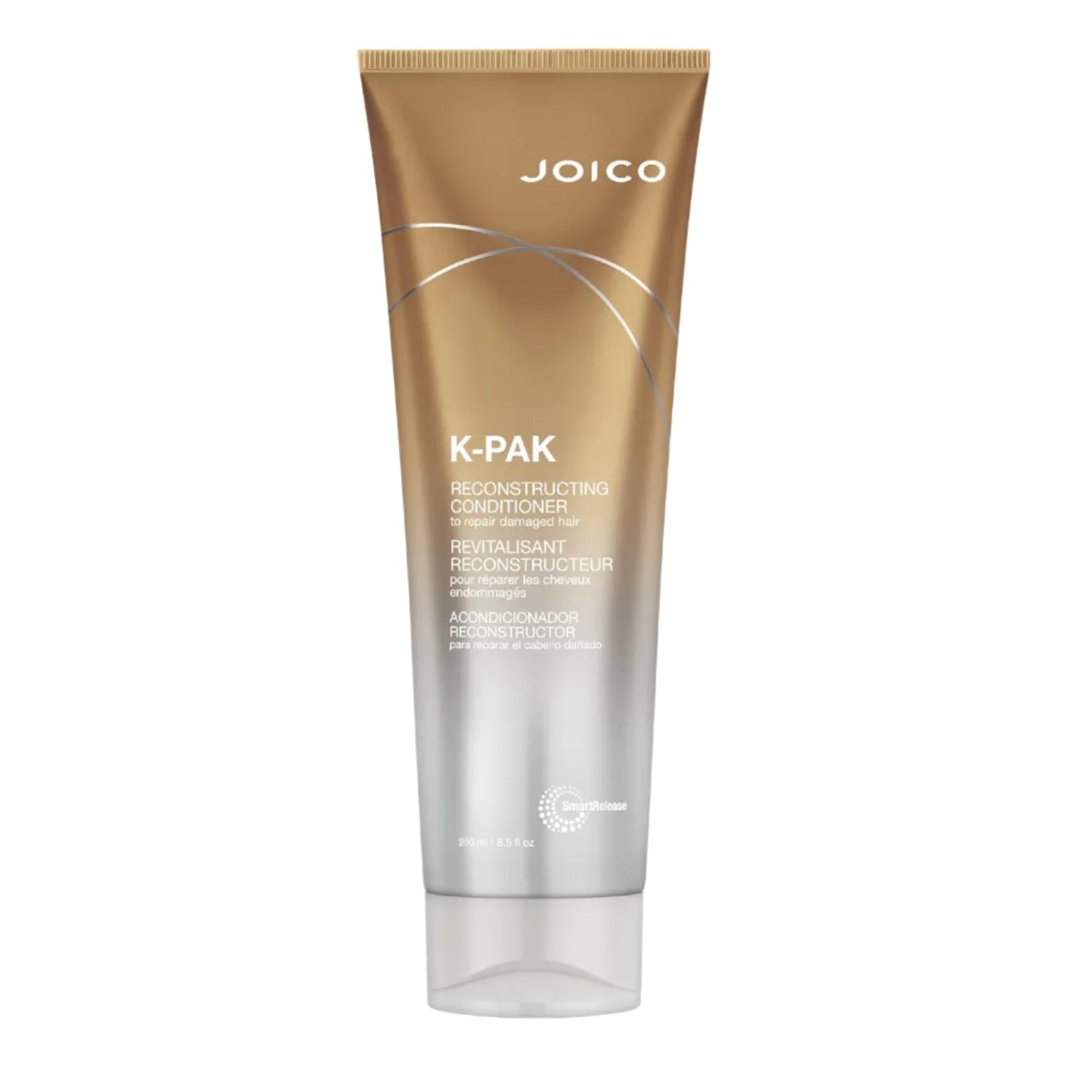 Joico K-PAK Reconstructing Conditioner 250ml — Acondicionador reconstructor profesional con SmartRelease™ para reparar cabello dañado por químicos o calor