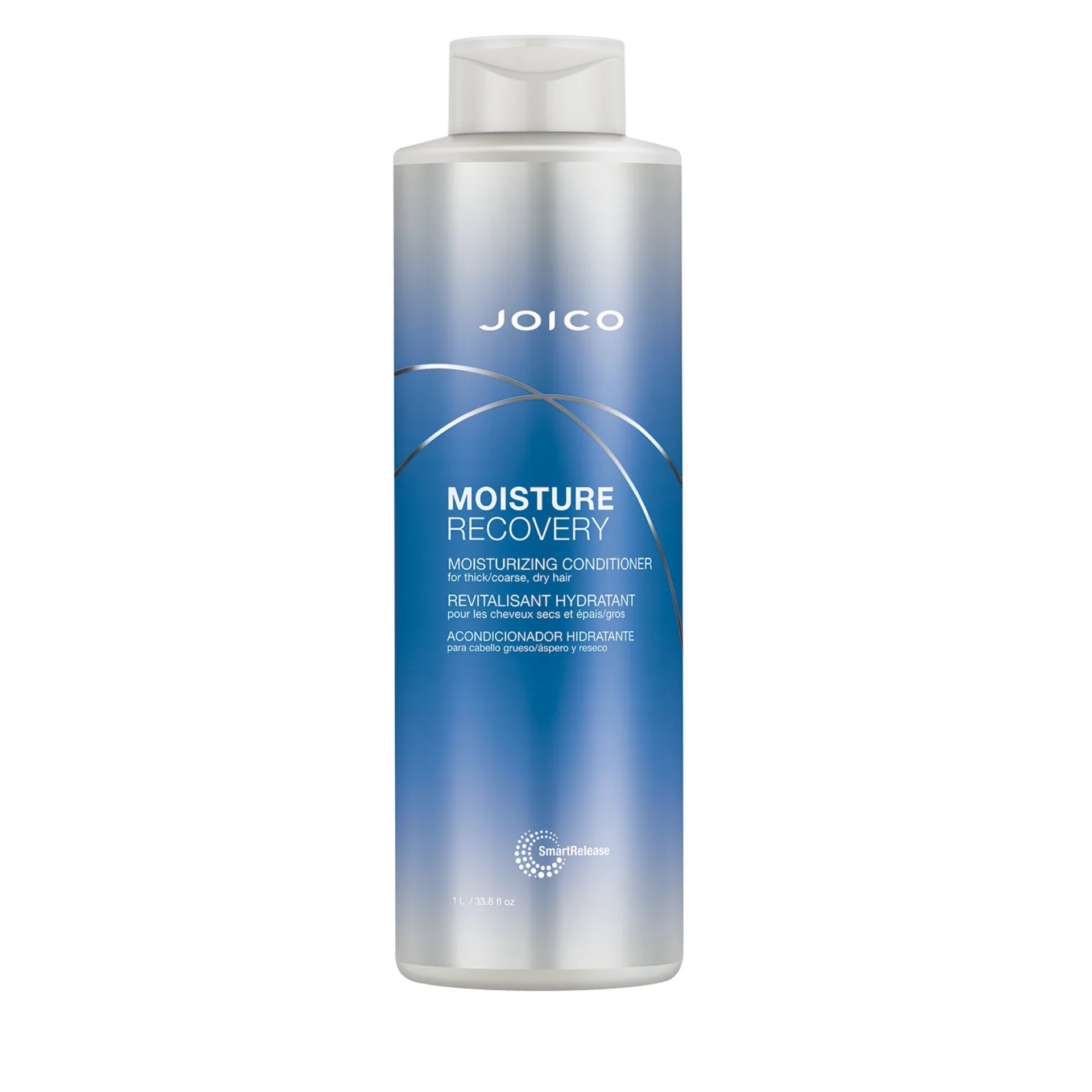 Joico Moisture Recovery Moisturizing Conditioner 1 Litro — Acondicionador hidratante con SmartRelease™ para cabello seco, grueso y áspero