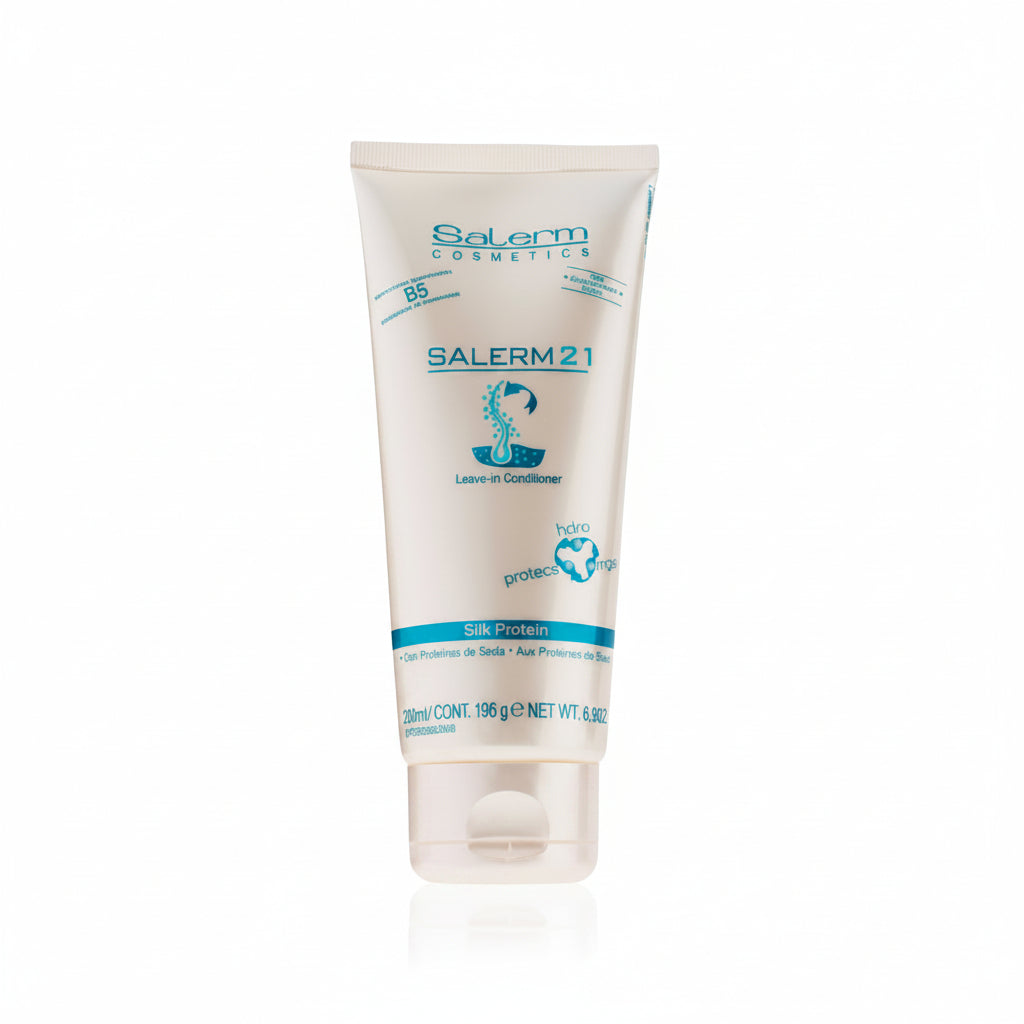 Tratamiento Leave-In Salerm 21 200ml acondicionador sin enjuague con proteínas de seda y vitamina B5