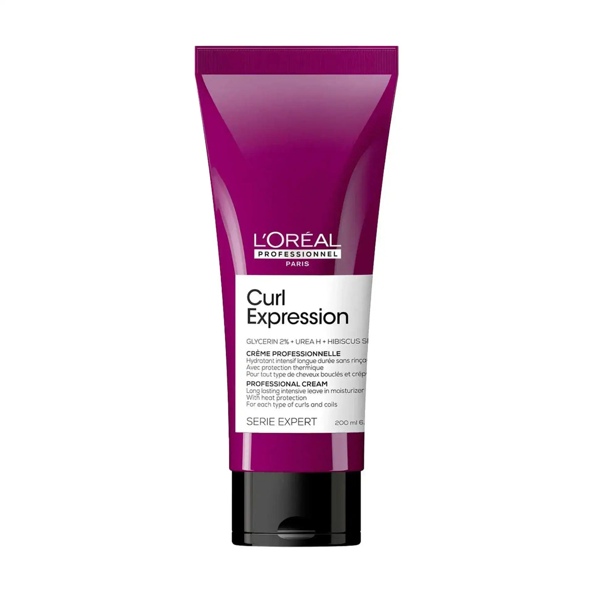 Envase frontal de Loreal Professionnel Curl Expression Professional Cream 200ml, crema sin enjuague para rizos