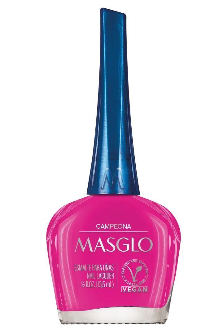 Masglo Vegan Campeona 13.5 ml esmalte de uñas vegano acabado brillante Majo Belleza Panama