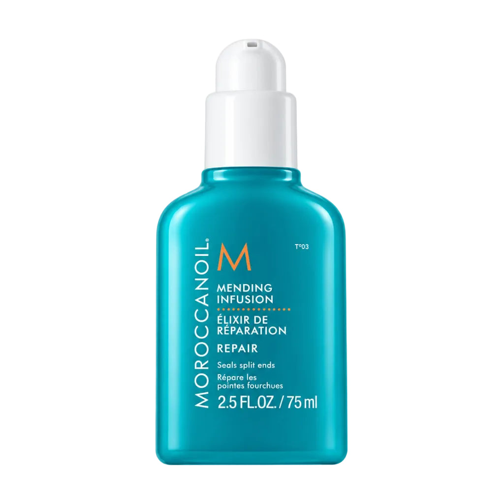 Moroccanoil Repair Mending Infusion 75ml reparador de puntas con aceite de argan para cabello danado y puntas abiertas, Majo Belleza Panama