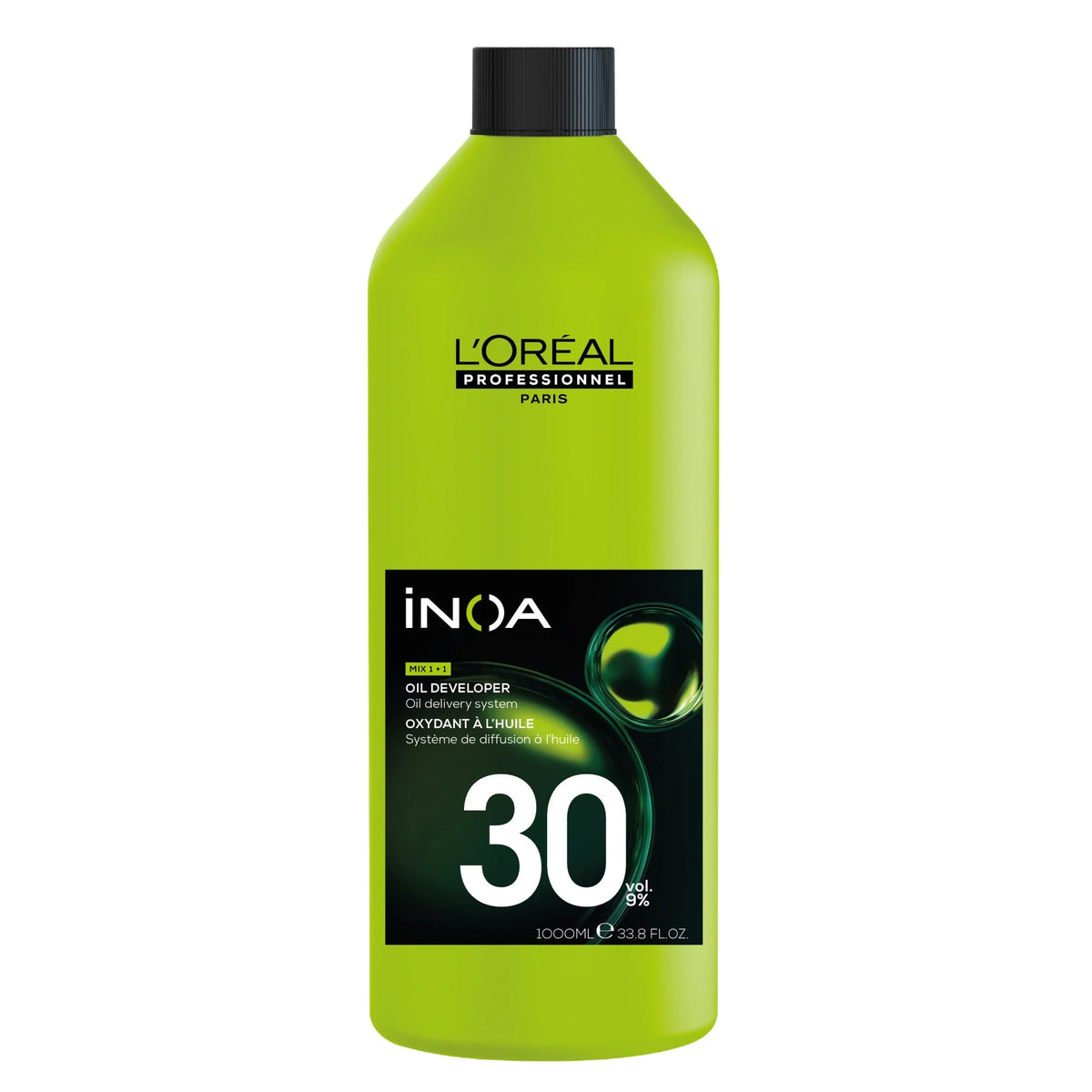 Loreal Inoa Oxidante 30 Volumenes 1 Litro — Emulsion oxidante peróxido crema ODS sin amoniaco Majo Belleza Panama