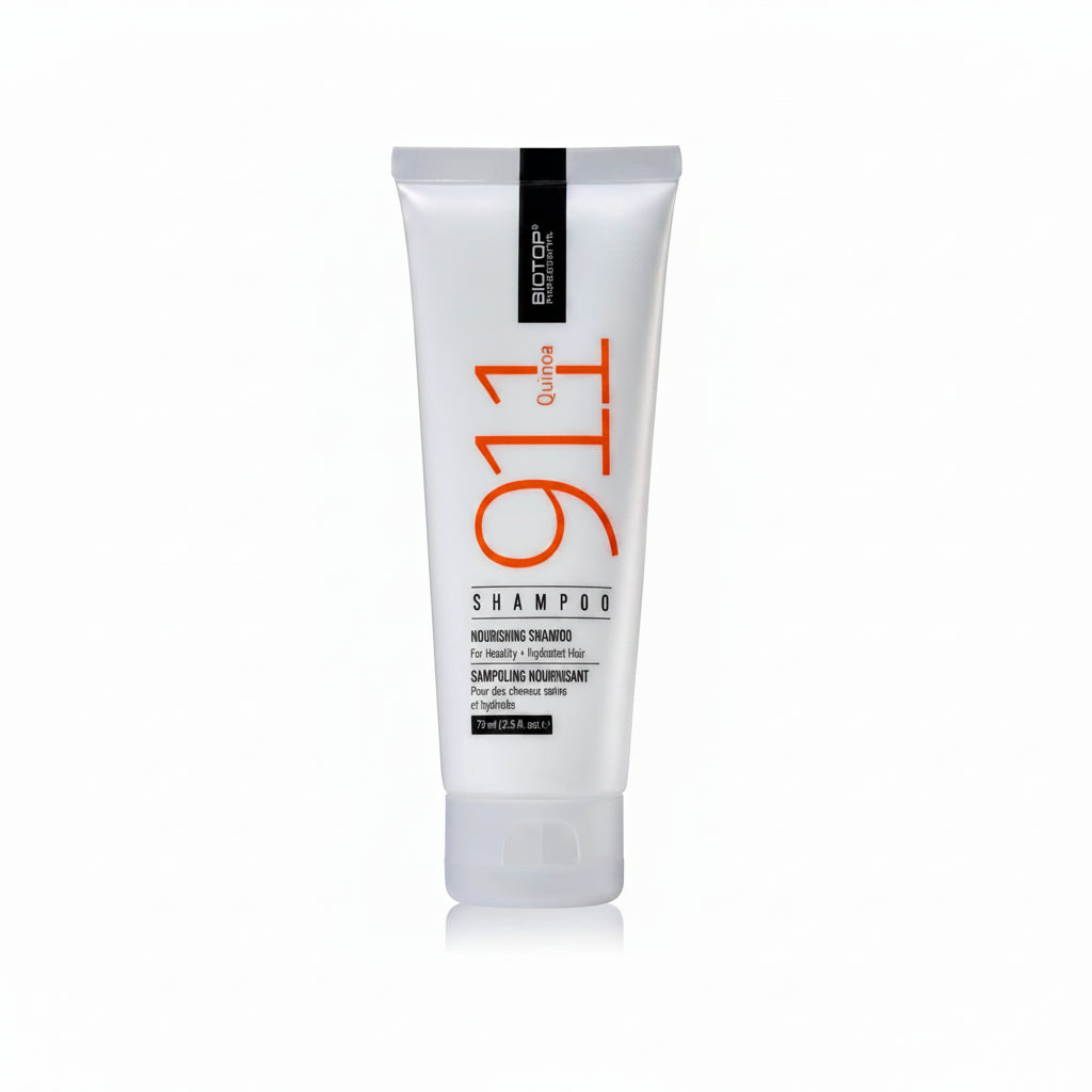 Shampoo hidratante reparador Biotop 911 Quinoa 75ml profesional Panamá