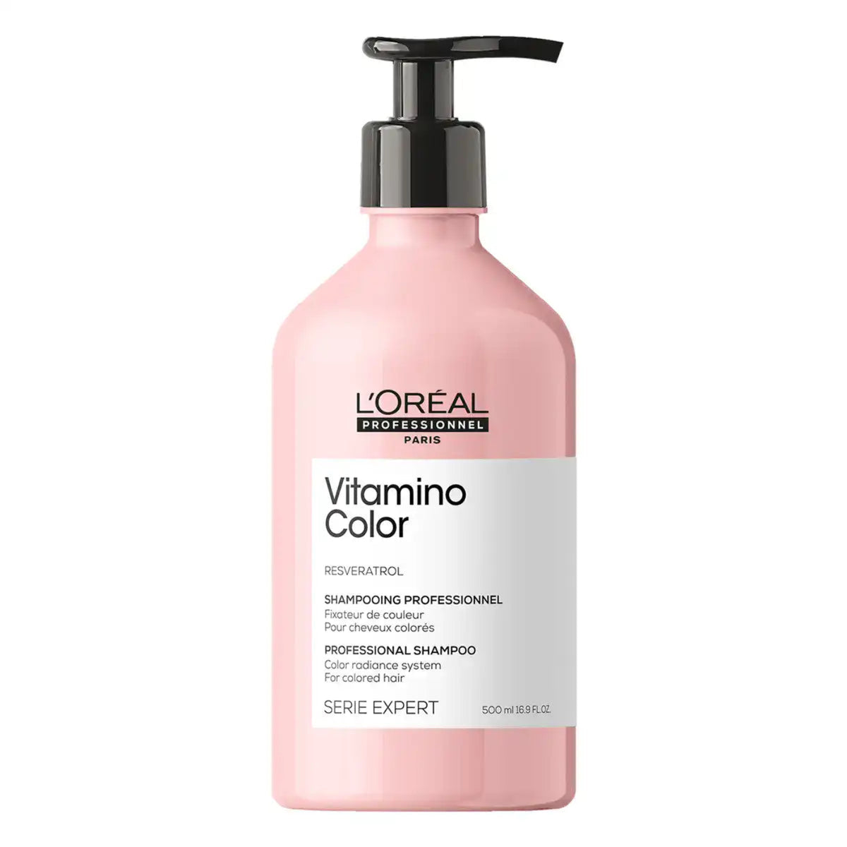 Loreal Professionnel Vitamino Color Shampoo 500ml — Champu protector color Resveratrol Serie Expert Majo Belleza Panama