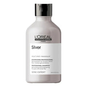 Loreal Professionnel Serie Expert Silver Shampoo 300ml — shampoo matizador neutraliza amarillo cabello blanco gris Violet Dyes Magnesium Majo Belleza Panama