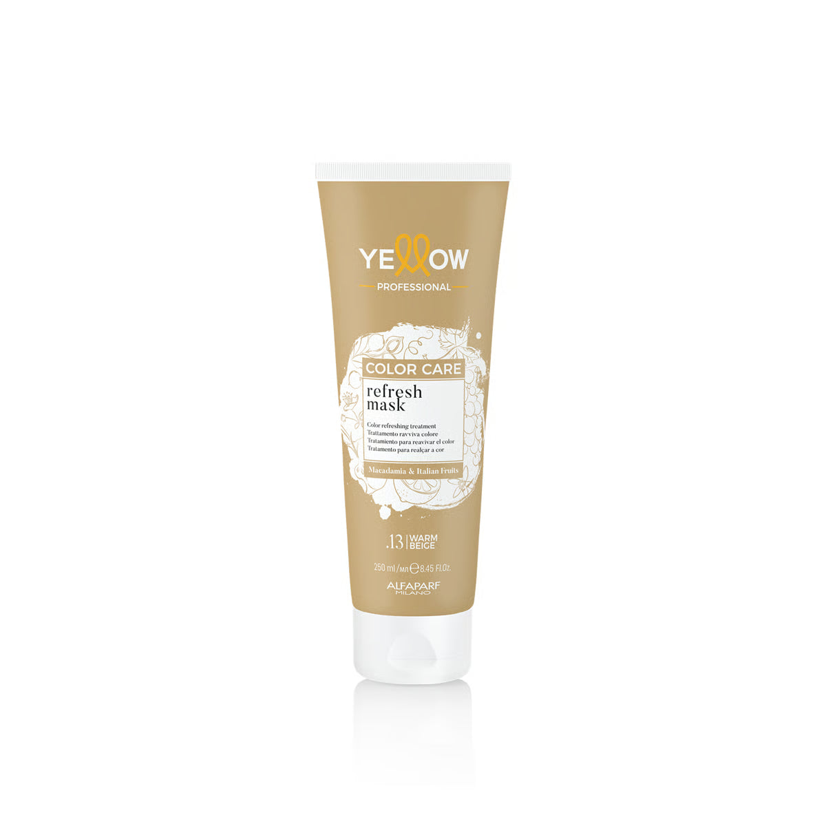 yellow mascarilla color care refresh mask .13 beige 250 ml