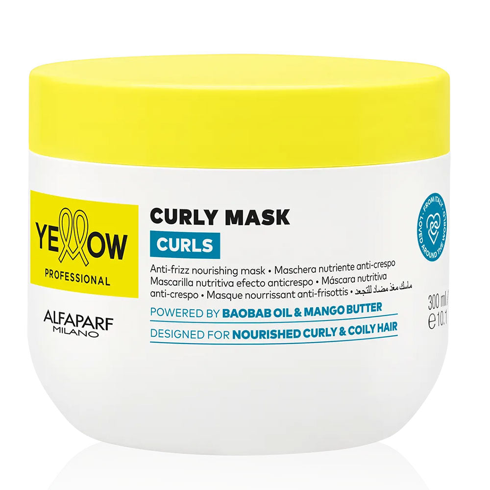 Curls Baobab oil & Mango mask Yellow 500 ml